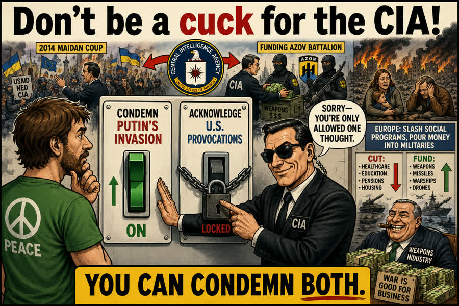 Don't be a cuck for the CIA!